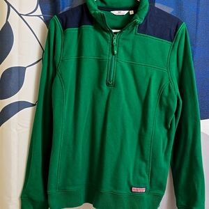 Vineyard Vine Navy Blue and Green Sweatshirt